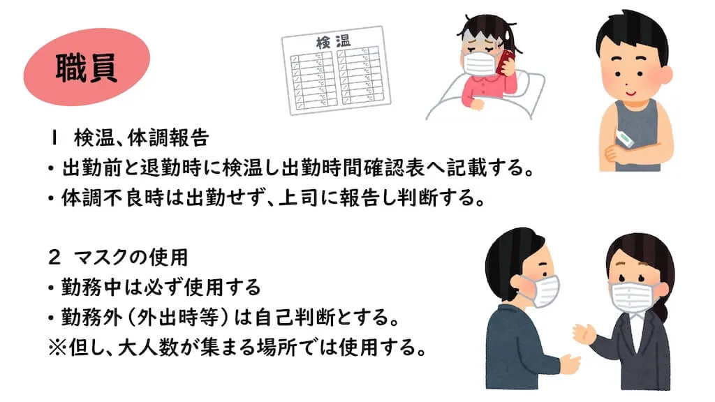 当園のコロナ対策について 資料2