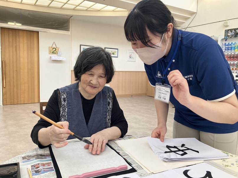 7月　書道の会in本体♡