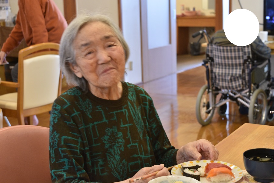 クリスマスの日の昼食