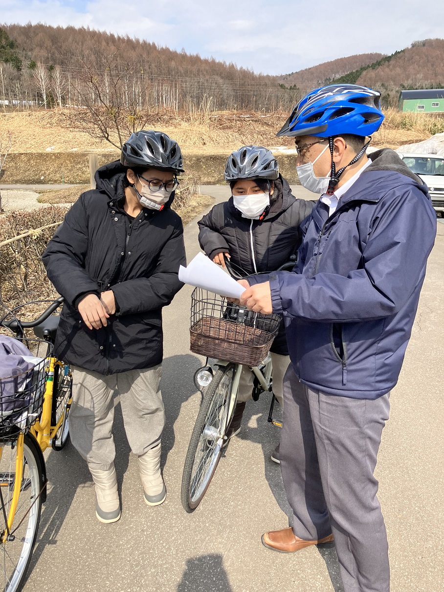 自転車研修を行いました～特定技能介護人材