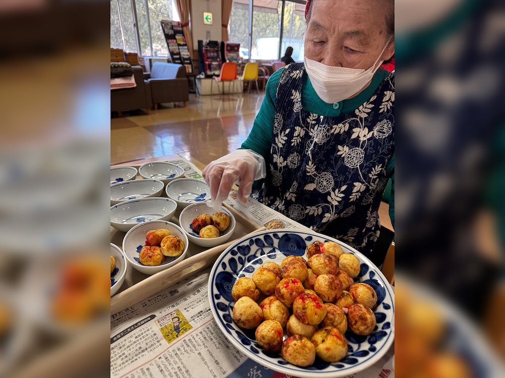 たこ焼き焼けました！