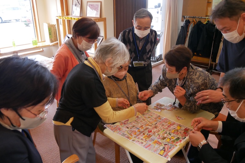 チラシパズルで大盛り上がり！
