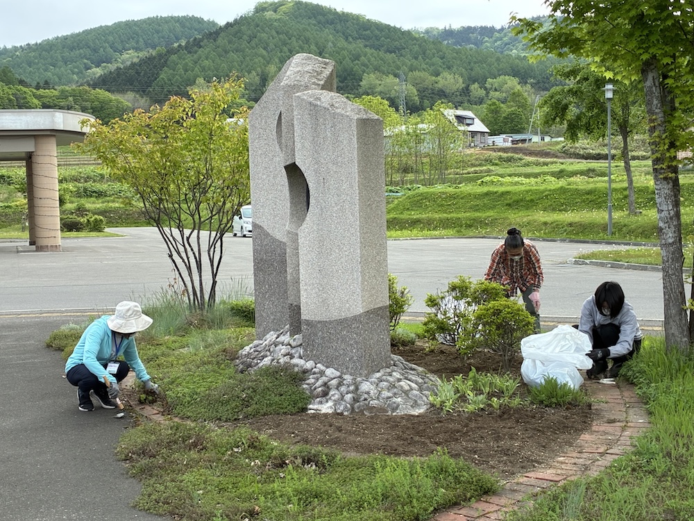 花植えに備えて…